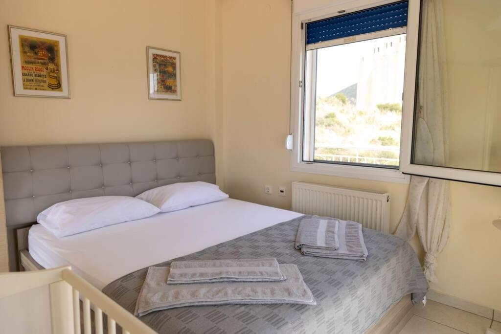 Port View House-Comfy Family Apartment-Panoramic View Nea Peramos  Ngoại thất bức ảnh