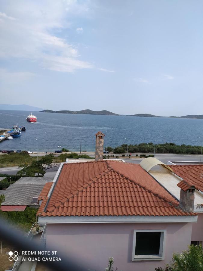 Port View House-Comfy Family Apartment-Panoramic View Nea Peramos  Ngoại thất bức ảnh